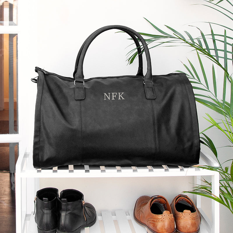 Monogrammed Vegan Leather Business Garment Bag by Really Cool Gifts Really Cool Gifts