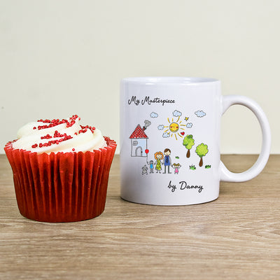 My Mini Masterpiece Personalised Artwork Mug by Really Cool Gifts Really Cool Gifts