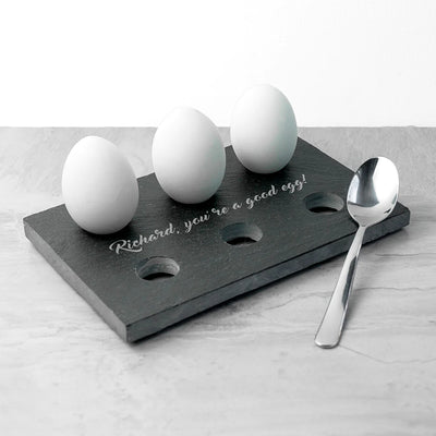 Personalised Slate Egg Holder by Really Cool Gifts