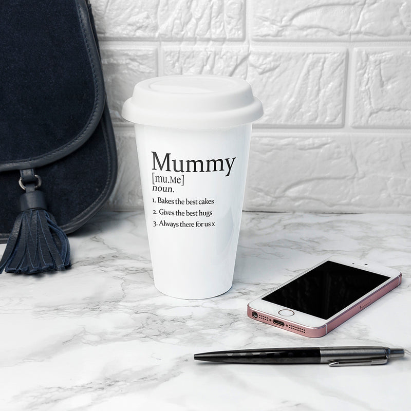 Personalised Definition Ceramic Travel Mug by Really Cool Gifts Really Cool Gifts