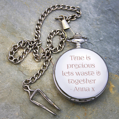 Personalised Valentine's Day Pocket Watch by Really Cool Gifts Really Cool Gifts
