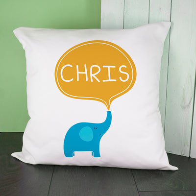 Personalised Hello Baby Elephant Cushion Cover by Really Cool Gifts