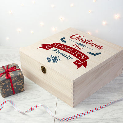 Personalised Our Family's Christmas Eve Box by Really Cool Gifts Really Cool Gifts