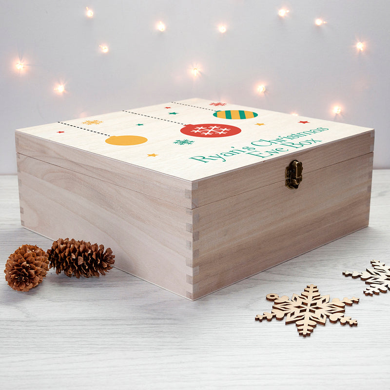 Personalised Bauble Christmas Eve Box by Really Cool Gifts Really Cool Gifts