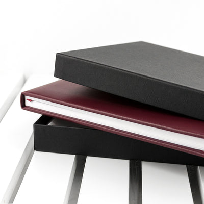 Personalised Burgundy Leather Visitors Book By Really Cool Gifts Really Cool Gifts