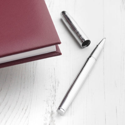 Personalised Burgundy Leather Visitors Book By Really Cool Gifts Really Cool Gifts