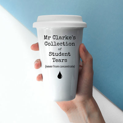 Personalised Students Tears Travel Mug by Really Cool Gifts Really Cool Gifts