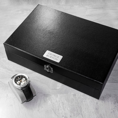 Really Cool Gifts - PERSONALISED WATCH & CUFFLINKS BOX