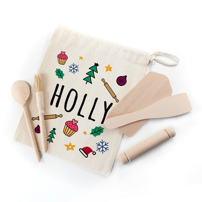 Personalised Kids Festive Baking Set by Really Cool Gifts
