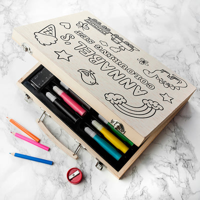 Personalised Colour Your Own Colouring Set by Really Cool Gifts