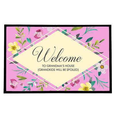 Personalised Floral Doormat by Really Cool Gifts Really Cool Gifts