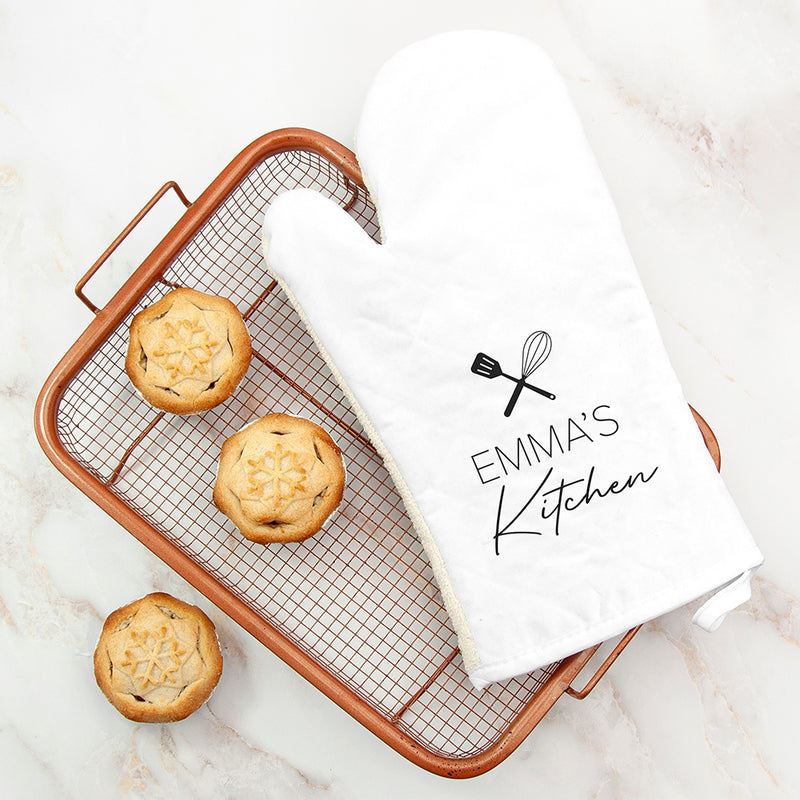 Personalised Kitchen Oven Mitt by Really Cool Gifts Really Cool Gifts