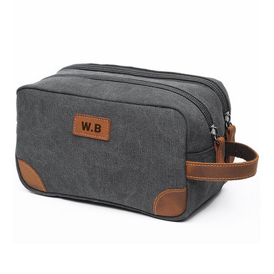 Personalised Deluxe Denim Wash Bag by Really Cool Gifts