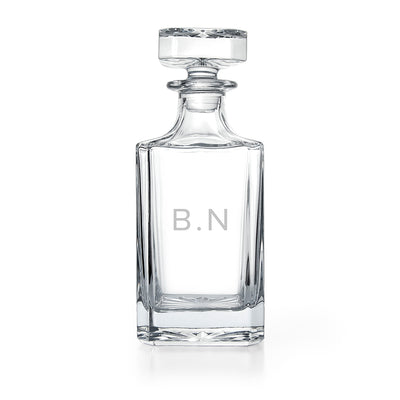 Personalised Classic Initials Square Decanter by Really Cool Gifts