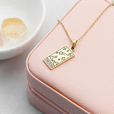 Personalised Star Tarot Card Necklace by Really Cool Gifts Really Cool Gifts