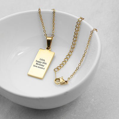 Personalised Strength Tarot Card Necklace Really Cool Gifts