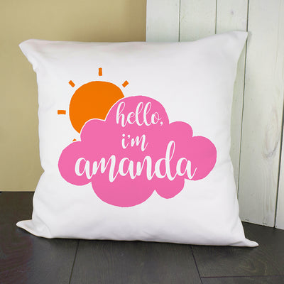 Personalised Baby On Cloud Cushion Cover By Really Cool Gifts
