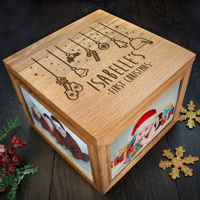 Personalised Baby'S First Christmas Memory Box By Really Cool Gifts
