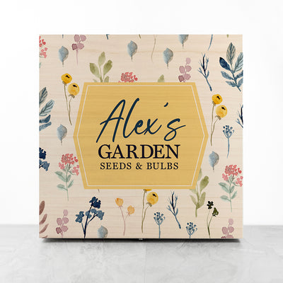 Personalised Botanical Garden Accessories Box by Really Cool Gifts Really Cool Gifts