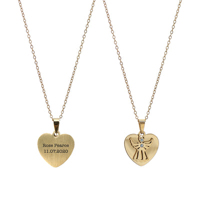 Personalised Guardian Angel Necklace by Really Cool Gifts Really Cool Gifts