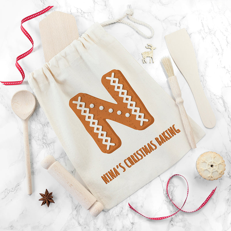 Personalised Kids Gingerbread Baking Set by Really Cool Gifts