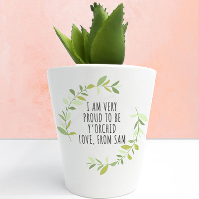 Personalised Love Mum Mini Plant Pot by Really Cool Gifts Really Cool Gifts