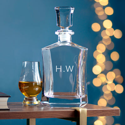 Personalised Luxury Initials Decanter by Really Cool Gifts