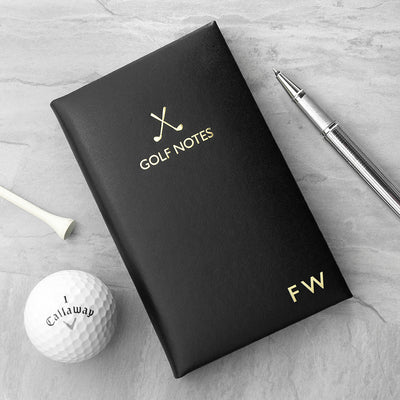 Personalised Luxury Leather Golf Notes by Really Cool Gifts Really Cool Gifts