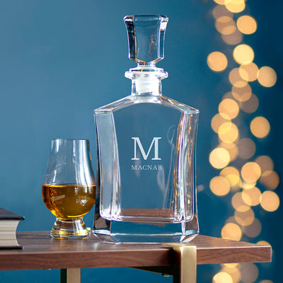 Personalised Luxury Monogram Decanter by Really Cool Gifts