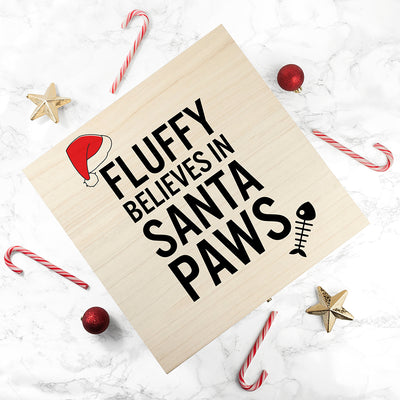 Personalised Pets Santa Paws Christmas Eve Box by Really Cool Gifts