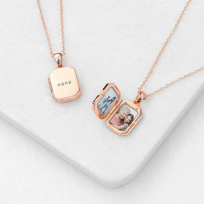 Personalised Rectangular Photo Locket by Really Cool Gifts Really Cool Gifts