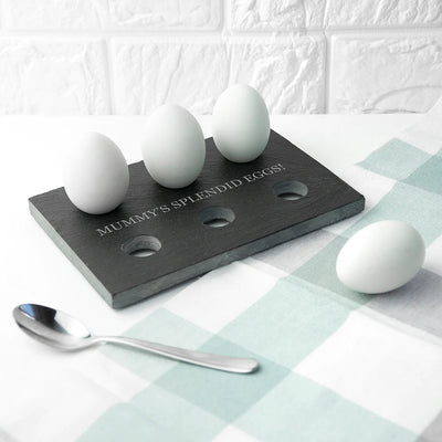 Personalised Slate Egg Holder by Really Cool Gifts Really Cool Gifts