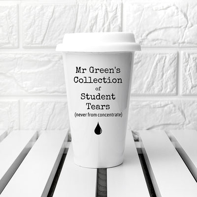 Personalised Students Tears Travel Mug by Really Cool Gifts Really Cool Gifts