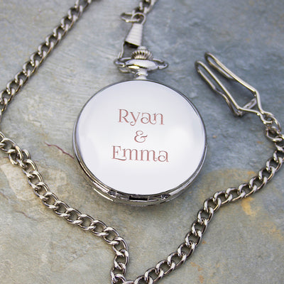 Personalised Valentine's Day Pocket Watch by Really Cool Gifts