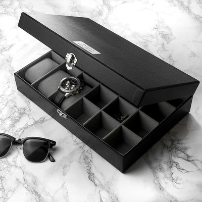 Really Cool Gifts - PERSONALISED WATCH & CUFFLINKS BOX