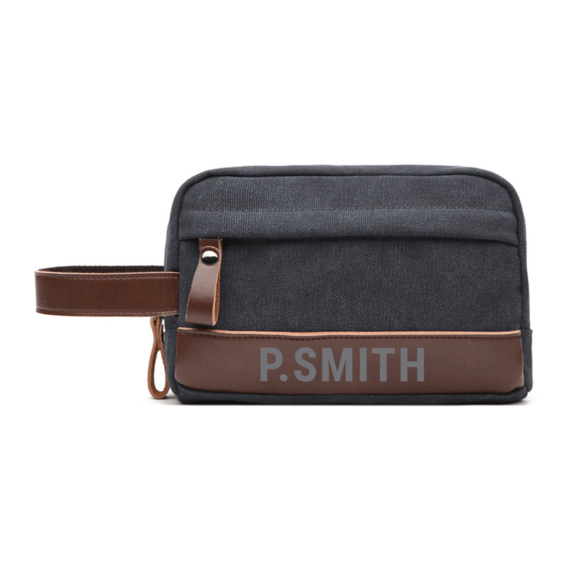 Personalised Weekender Denim Wash Bag by Really Cool Gifts