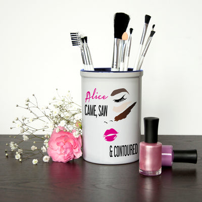 She Came, She Saw, She Contoured Make Up Brush Holder by Really Cool Gifts Really Cool Gifts